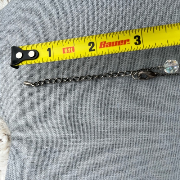 Y2K Crystal Necklace with Extender - Picture 3 of 5